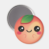 Aimant Kawaii Peach (Recto/Verso)