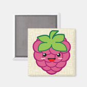 Aimant Kawaii Raspberry (Recto/Verso)