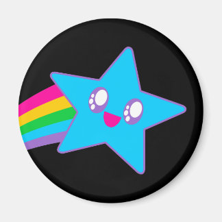 Aimant Kawaii Rave Neon Star Rainbow