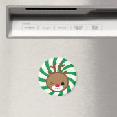 Aimant Kawaii Reindeer (In Situ (Lave-vaisselle))