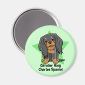 Aimant Kawaii Star B&T Cavalier King Charles Spaniel (Recto/Verso)