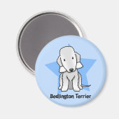 Aimant Kawaii Star Bedlington Terrier (Recto/Verso)