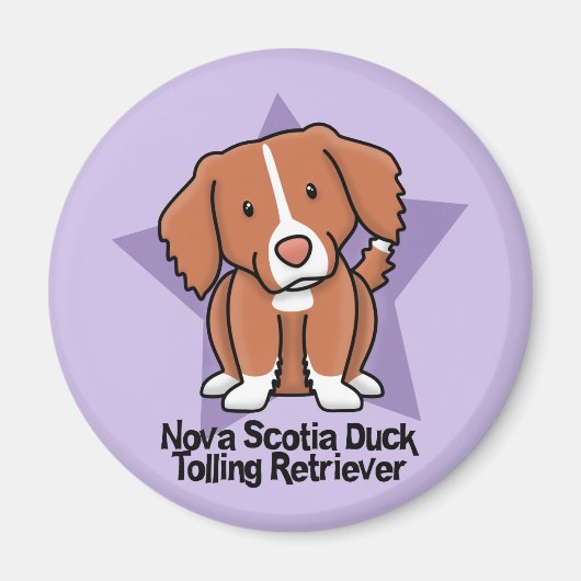 Aimant Kawaii Star Nova Scotia Duck Tolling Retriever (Devant)