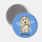 Aimant Kawaii Star Otterhound (Recto/Verso)