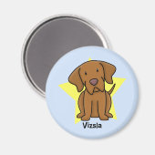 Aimant Kawaii Star Vizsla (Recto/Verso)