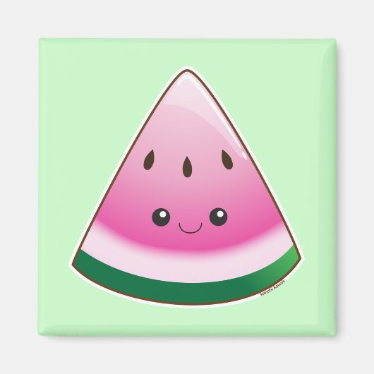 Aimant Kawaii Watermelon (Devant)