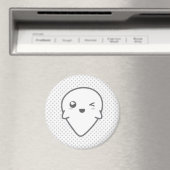 Aimant Kawaii Winking Ghost (In Situ (Lave-vaisselle))