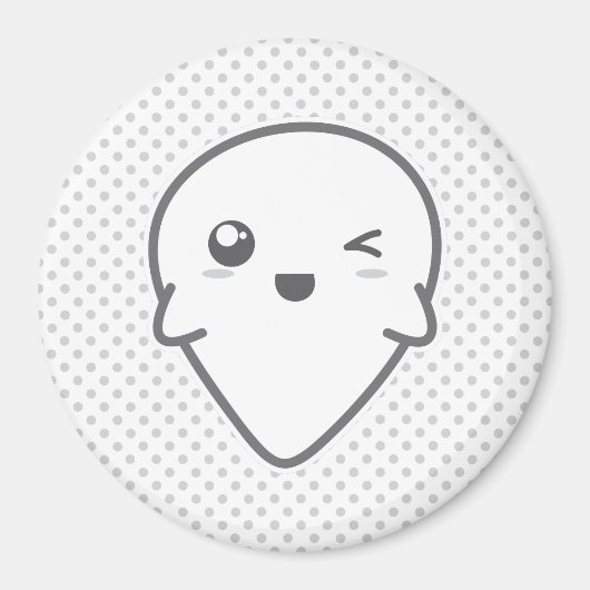 Aimant Kawaii Winking Ghost (Devant)