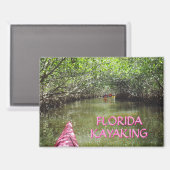 Aimant Kayaking Through the Mangroves Florida Adventure (Recto/Verso)