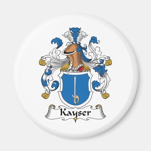 Aimant Kayser Family Crest (Devant)
