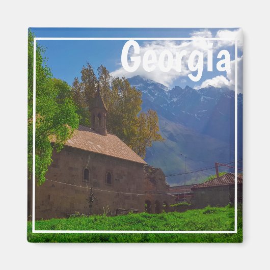 Aimant Kazbegi Stepantsminda Géorgie Caucuses Montagnes (Devant)
