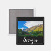 Aimant Kazbegi Stepantsminda Géorgie Caucuses Montagnes (Recto/Verso)
