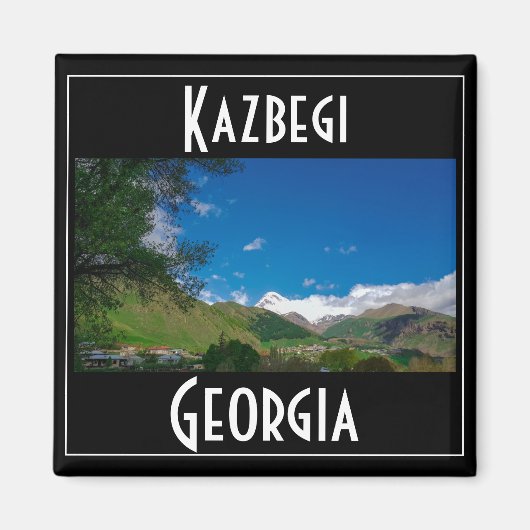 Aimant Kazbegi Stepantsminda Géorgie Caucuses Montagnes (Devant)
