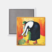 Aimant Kazimir Malevich peinture, Reaper (Recto/Verso)
