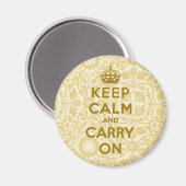 Aimant Keep Calm and Carry (Recto/Verso)