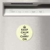 Aimant Keep Calm and Carry (In Situ (Lave-vaisselle))