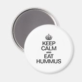 AIMANT KEEP CALM ET EAT HUMMUS (Recto/Verso)