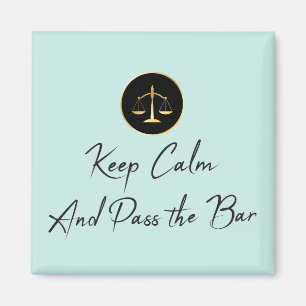 Aimant Keep calm. Passez la barre.