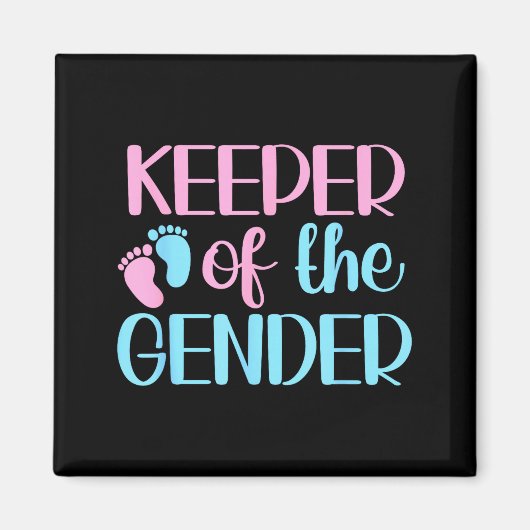 Aimant Keeper Of The Gender Pregnancy Announcement Gender (Devant)