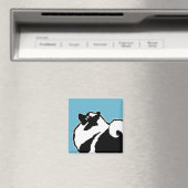 Aimant Keeshond Graphics - Cute Original Chig Art (In Situ (Lave-vaisselle))