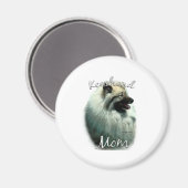 Aimant Keeshond Maman 2 (Recto/Verso)
