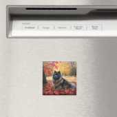 Aimant Keeshony en automne Leaves Fall Inspire (In Situ (Lave-vaisselle))