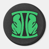 Aimant Kelly Green Gemini (Devant)