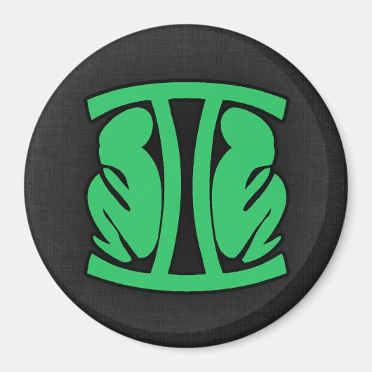 Aimant Kelly Green Gemini (Devant)