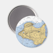 Aimant Kelly Island, OH Carte Nautique (Recto/Verso)