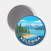 Aimant Kelowna Canada (Recto/Verso)