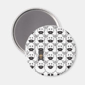 Aimant Kelpie australienne dans le mouton (Recto/Verso)