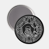 Aimant Keltisches Tribal Magische Katze (Recto/Verso)