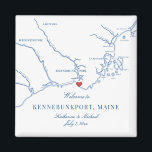 Aimant Kennebunkport Maine Carte Mariage Faveur<br><div class="desc">Commande rapide et facile ! Ces magnets de carte Kennebunkport, Maine, sont parfaits pour dire "Bienvenue dans le Maine !" aux invités extérieurs avec des cadeaux de bienvenue, ou les customiser pour votre mariage. Déplacez le coeur en cliquant sur "Editer à l'aide de l'outil de conception" sous "Personnaliser". Que vous...</div>