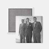 Aimant Kennedy Brothers, John, Ted, Robert (Recto/Verso)