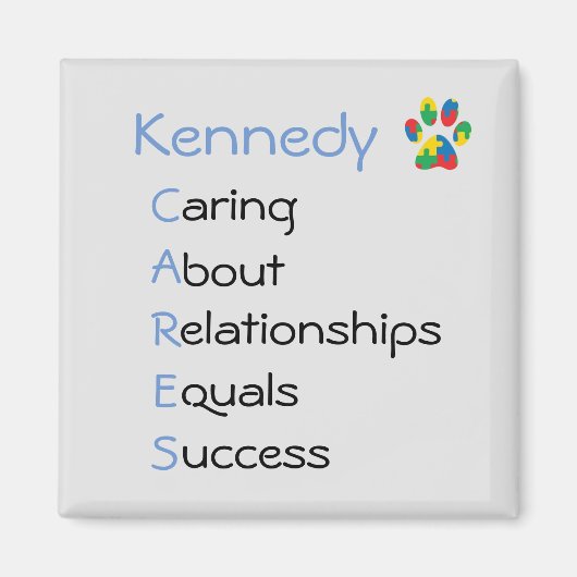 aimant Kennedy CARES (Devant)