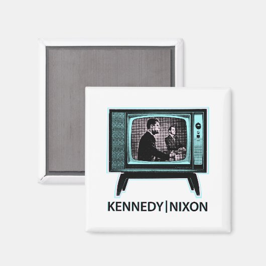 Aimant Kennedy Nixon 1960 (Recto/Verso)