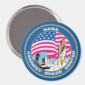 Aimant Kennedy Space Center pour les Geeks Nerd (Recto/Verso)