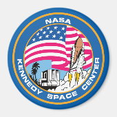 Aimant Kennedy Space Center pour les Geeks Nerd (Devant)