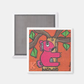 Aimant kenny la koala mange l'aimant feuille (Recto/Verso)