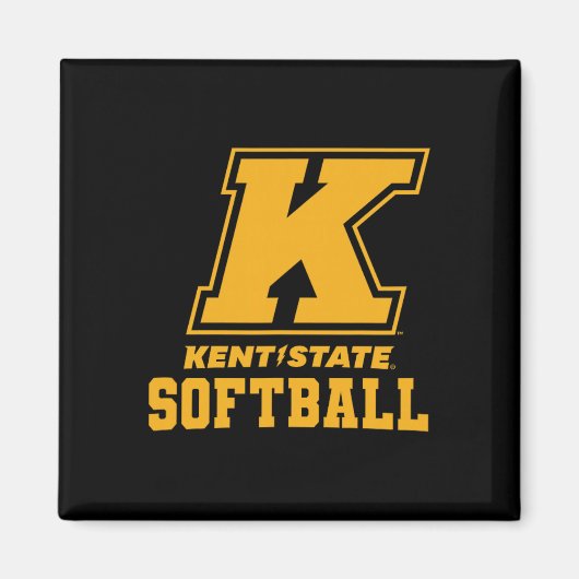 Aimant Kent State University Softll Apparel Sports Fan  (Devant)