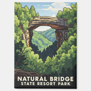 Aimant Kentucky Natural Bridge State Resort Park Travel