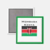 Aimant Kenya, mombasa (Recto/Verso)