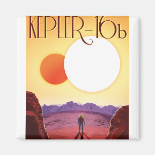 Aimant Kepler-16b : Coucher de soleil solaire binaire Fin