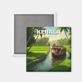 Aimant Kerala Inde (Recto/Verso)