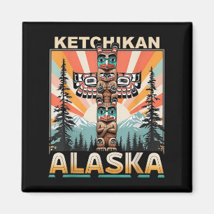 Aimant Ketchikan Alaska Amérindien Totem Le