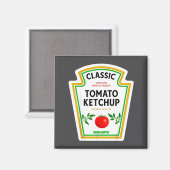 Aimant Ketchup Halloween 2024 Costume Matching Mustard Co (Recto/Verso)