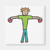 Aimant Kettlebell (Devant)