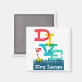 Aimant Key Largo Dive (Recto/Verso)