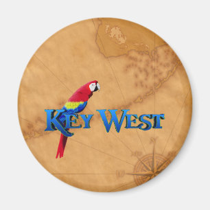 Aimant Key West et carte