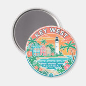 Aimant Key West, Floride (Recto/Verso)